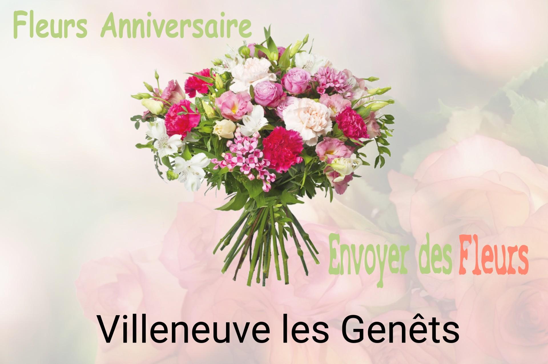 Bouquet de fleurs d’anniversaire livré à Villeneuve-les-Genêts