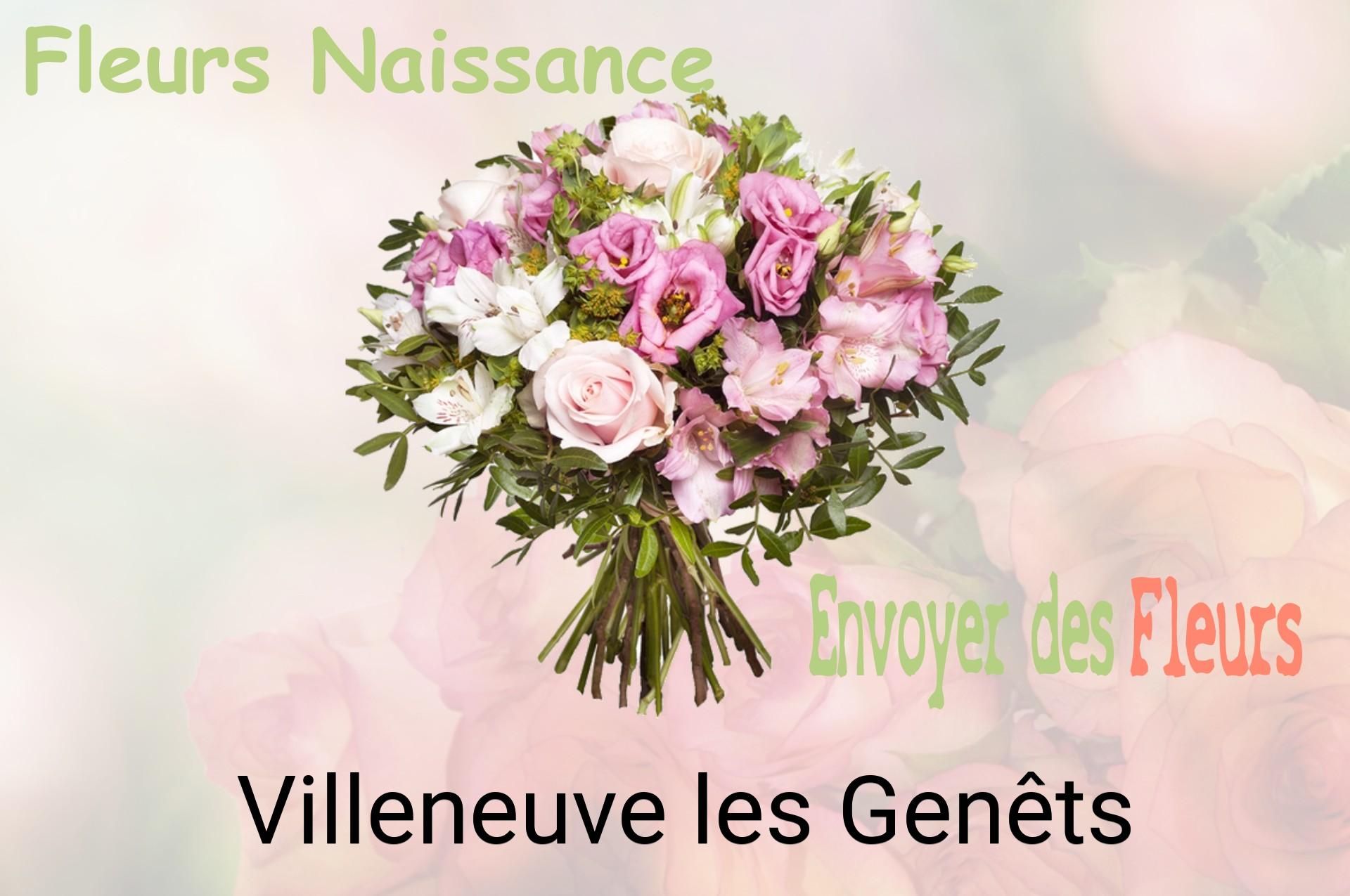 Bouquet de fleurs de naissance livré à Villeneuve-les-Genêts