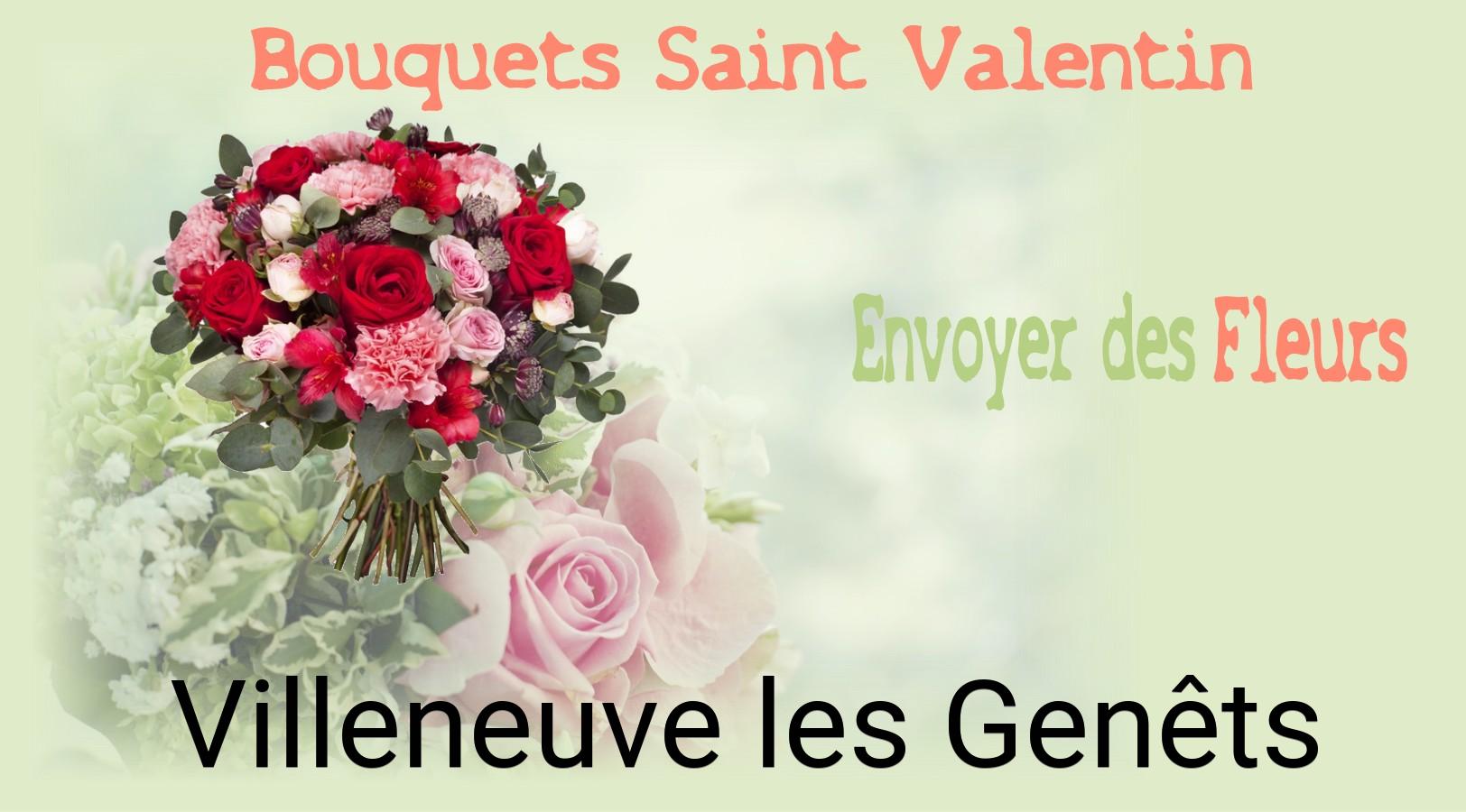 Roses de Saint-Valentin livrées à Villeneuve-les-Genêts